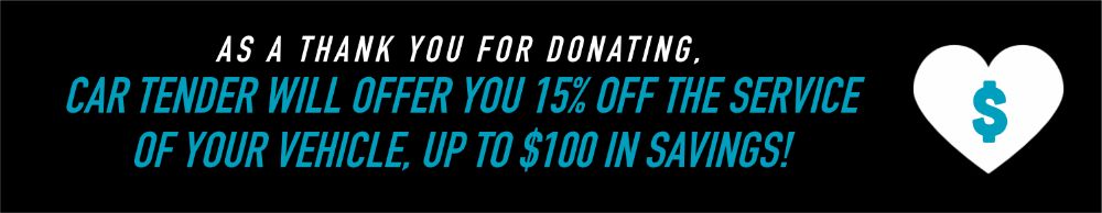 Thank you Donation banner - Car Tender